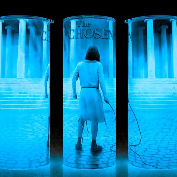 Glow in the Dark The Chosen - Jesus holding a Whip Cup Mug Tumbler 20oz - Picture 1 of 4